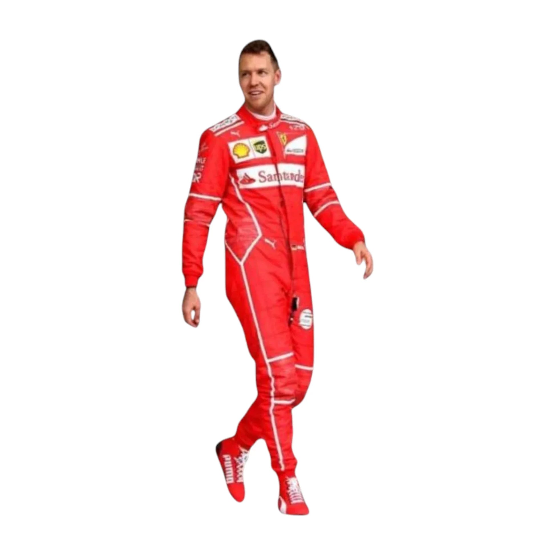 Sebastian Vettel 2017 Ferrari F1 Racing Suit - Averon Racewears image 1
