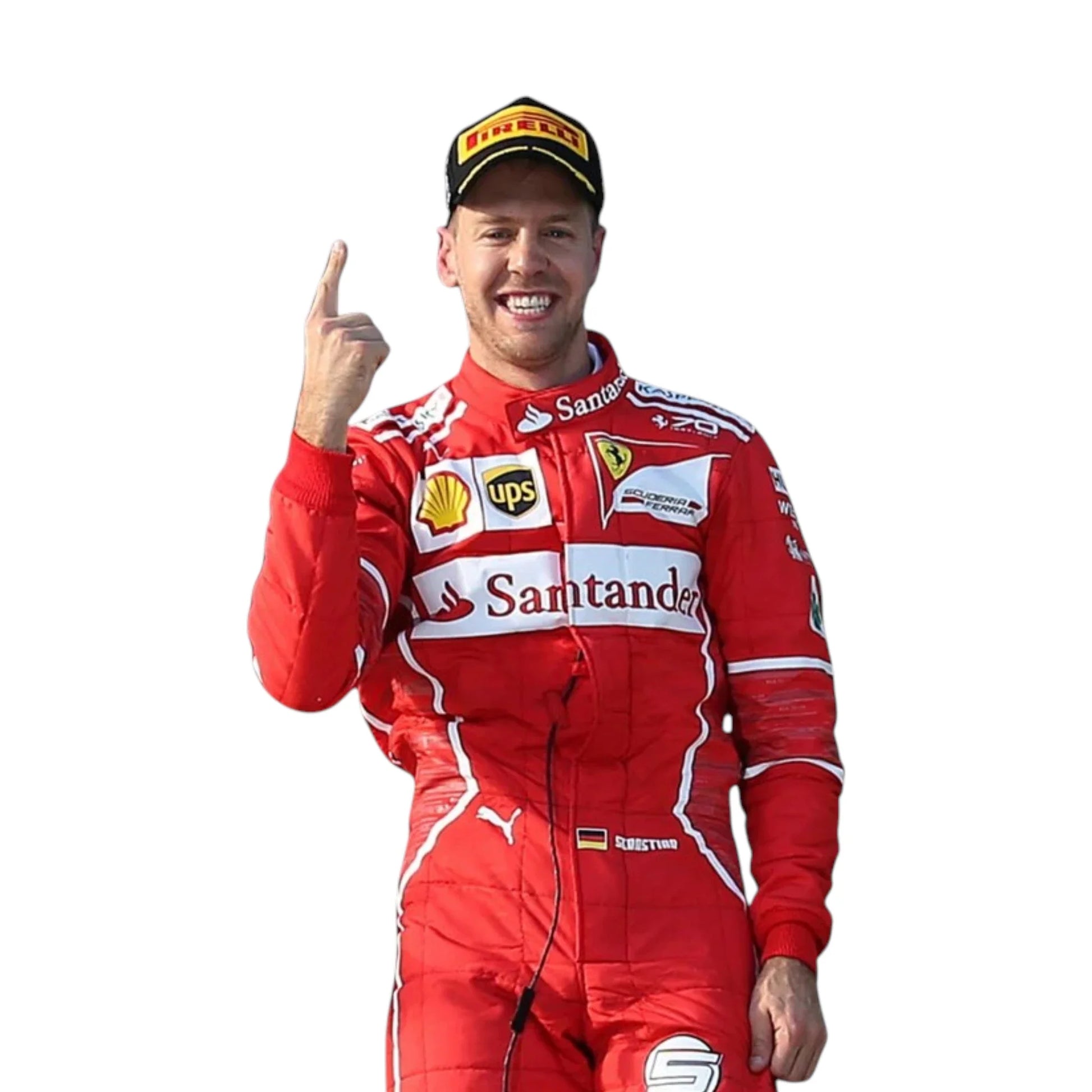 Sebastian Vettel 2017 Ferrari F1 Racing Suit - Averon Racewears image 3
