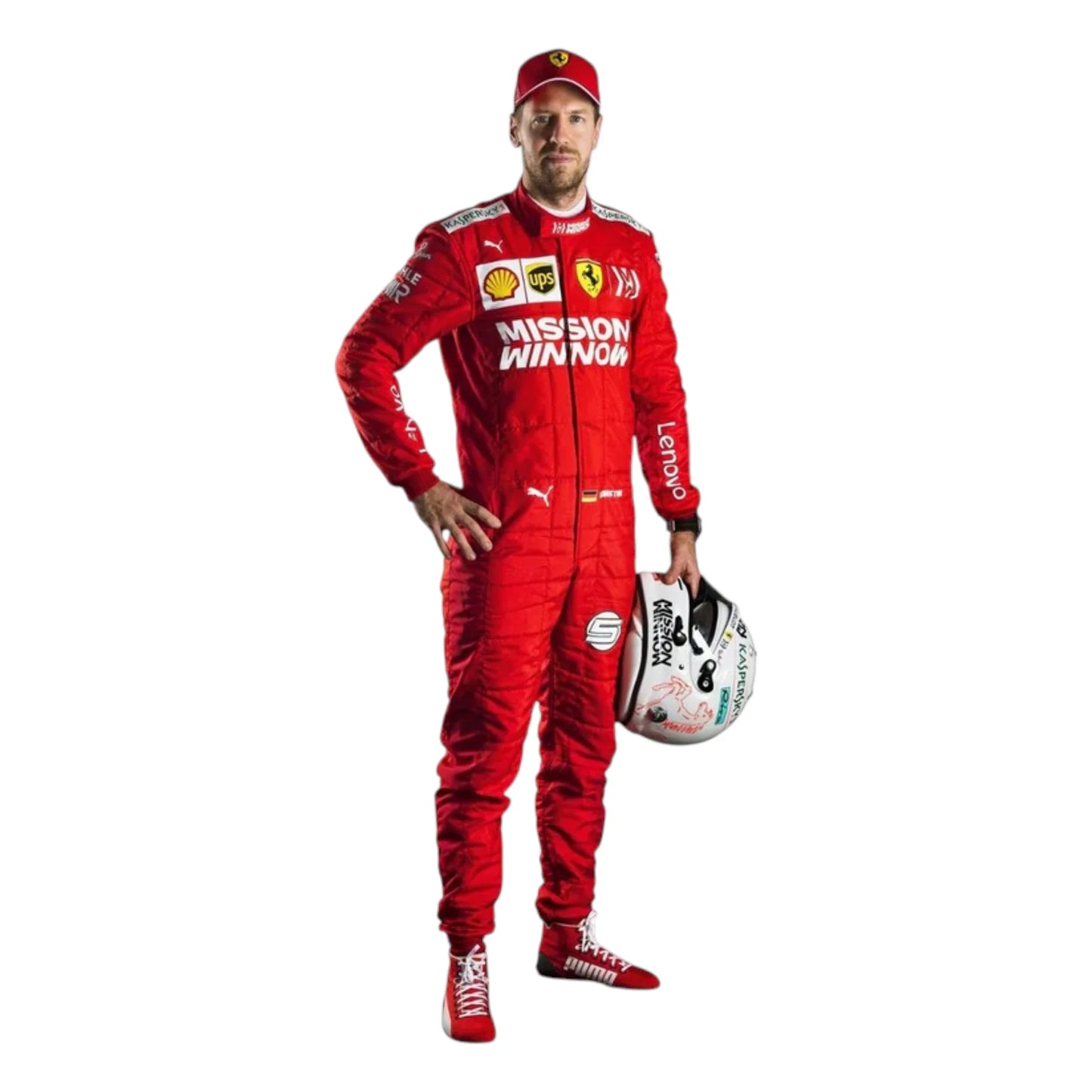 Sebastian Vettel 2019 Ferrari F1 Racing Suit - Averon Racewears image 1