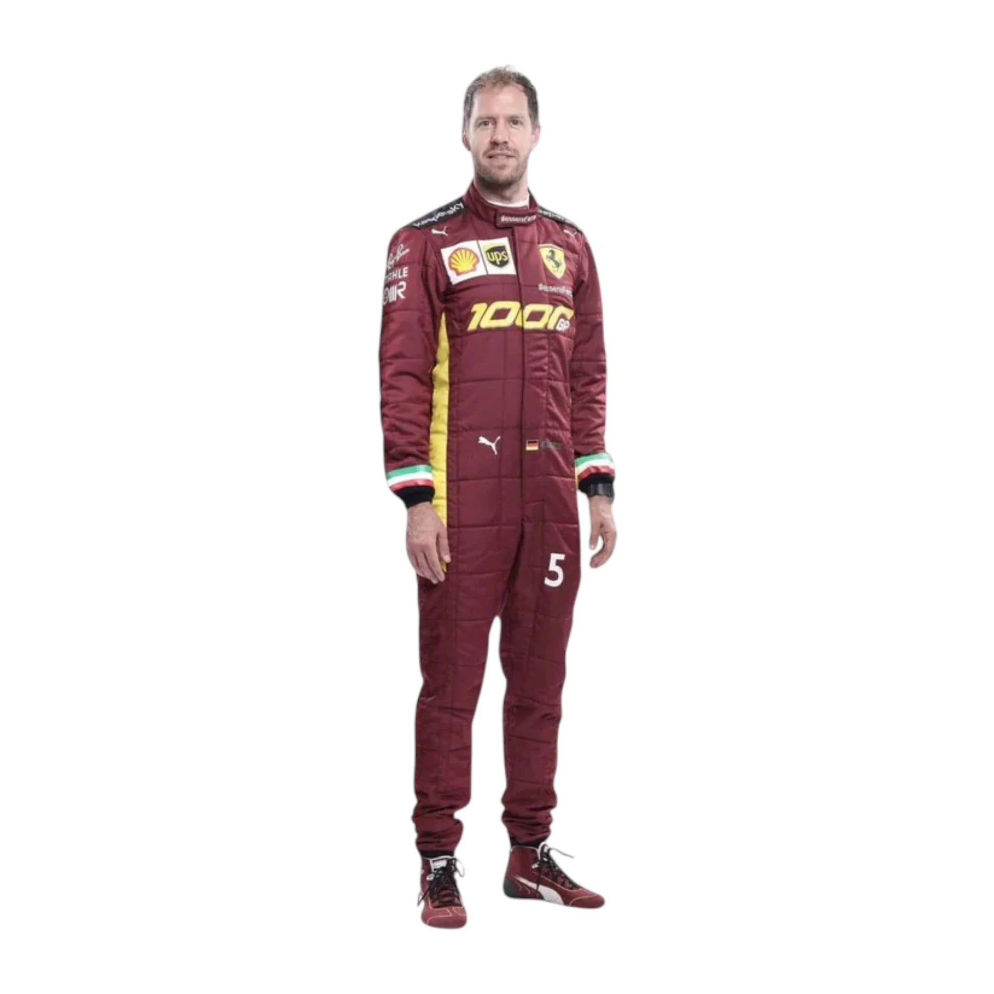 Sebastian Vettel 2020 Ferrari 1000 GP F1 Racing Suit - Averon Racewears image 1