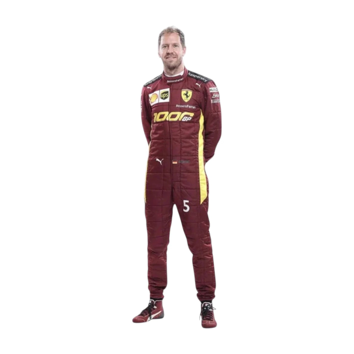 Sebastian Vettel 2020 Ferrari 1000 GP F1 Racing Suit - Averon Racewears image 2
