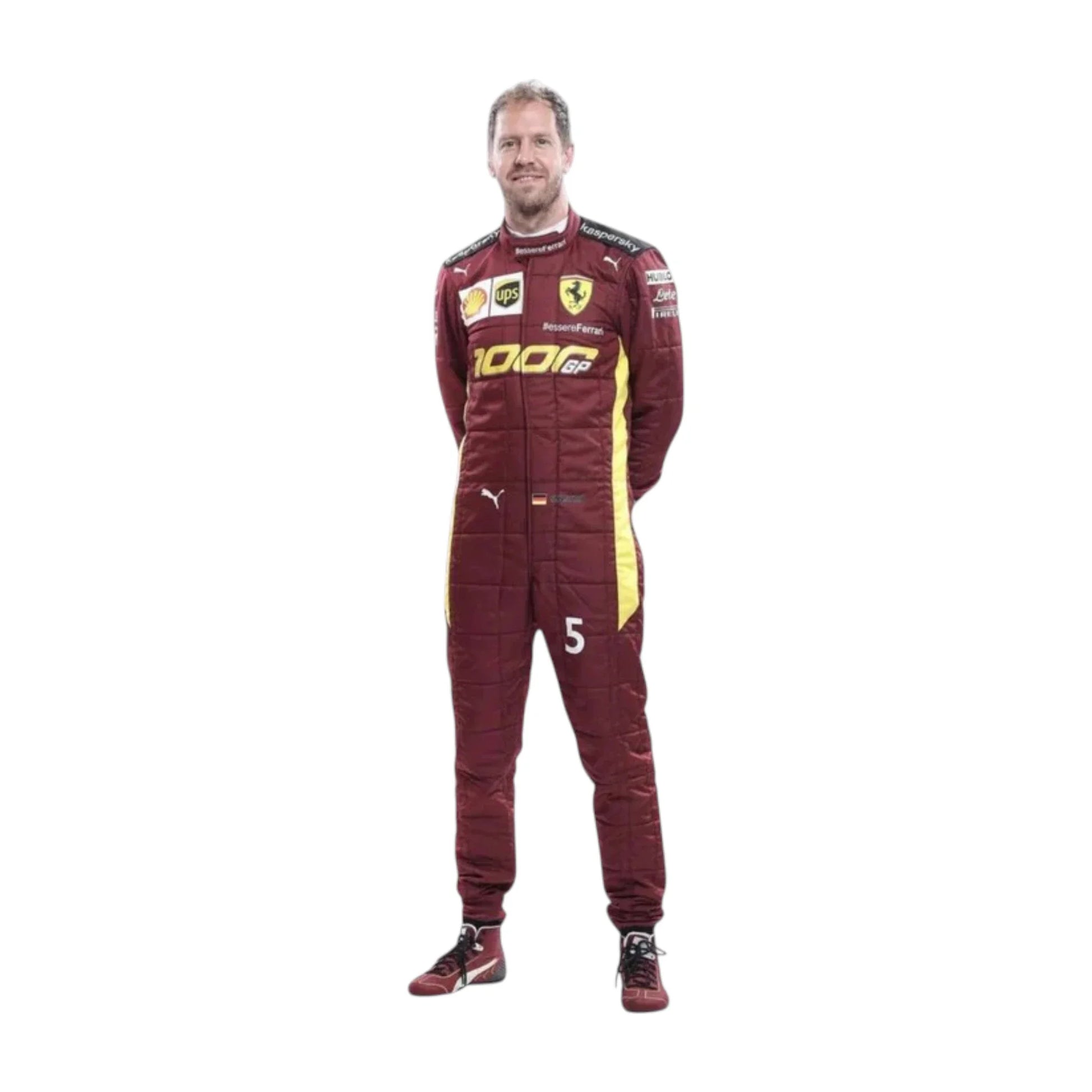 Sebastian Vettel 2020 Ferrari 1000 GP F1 Racing Suit - Averon Racewears image 2