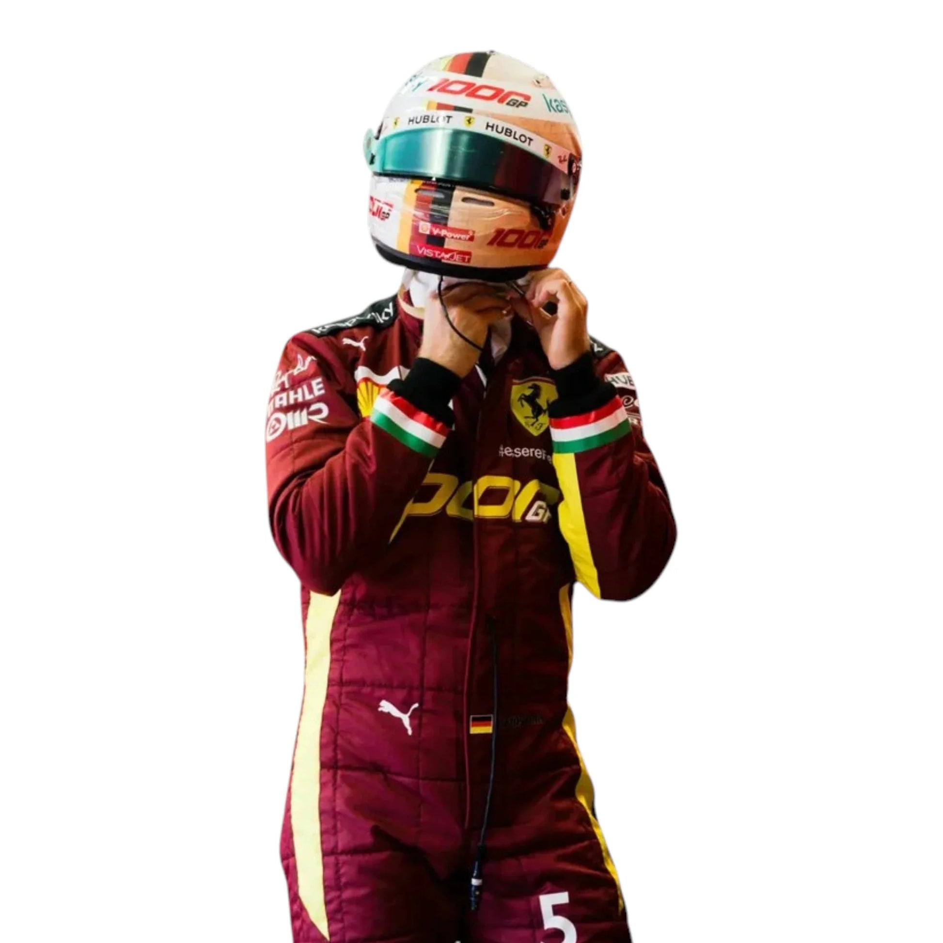 Sebastian Vettel 2020 Ferrari 1000 GP F1 Racing Suit - Averon Racewears image 3