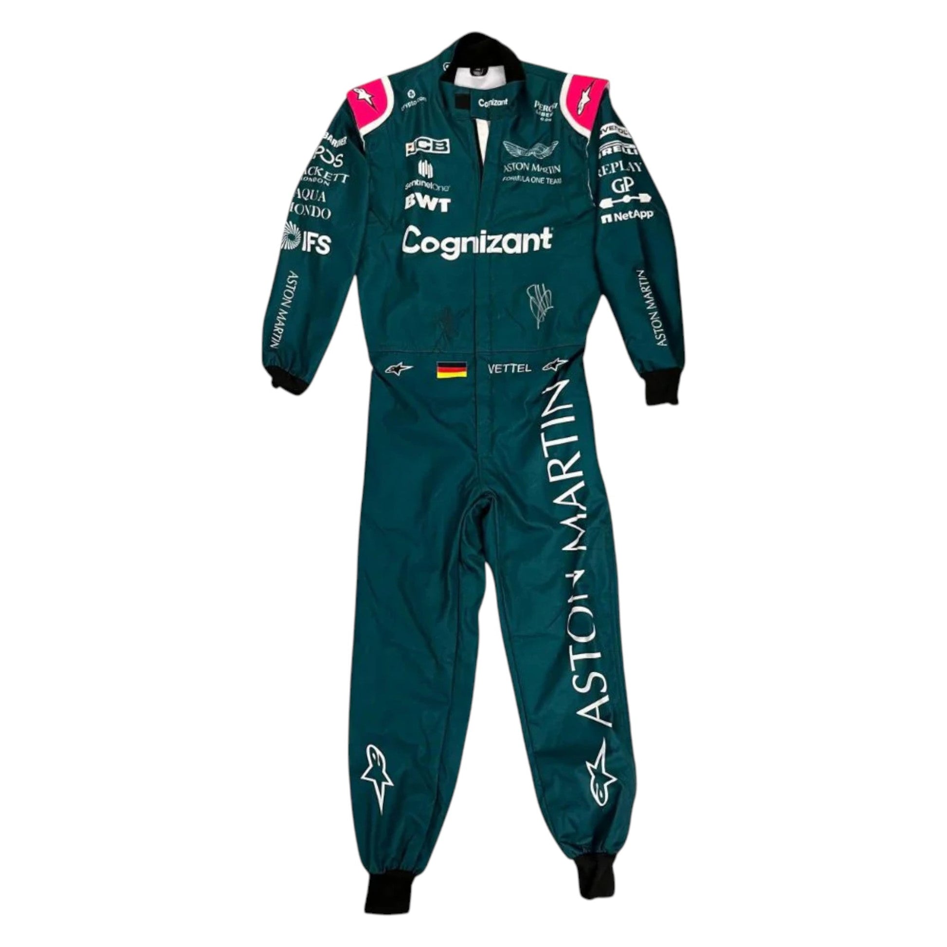 Sebastian Vettel 2021 Aston Martin F1 Race Suit - Averon Racewears image 2