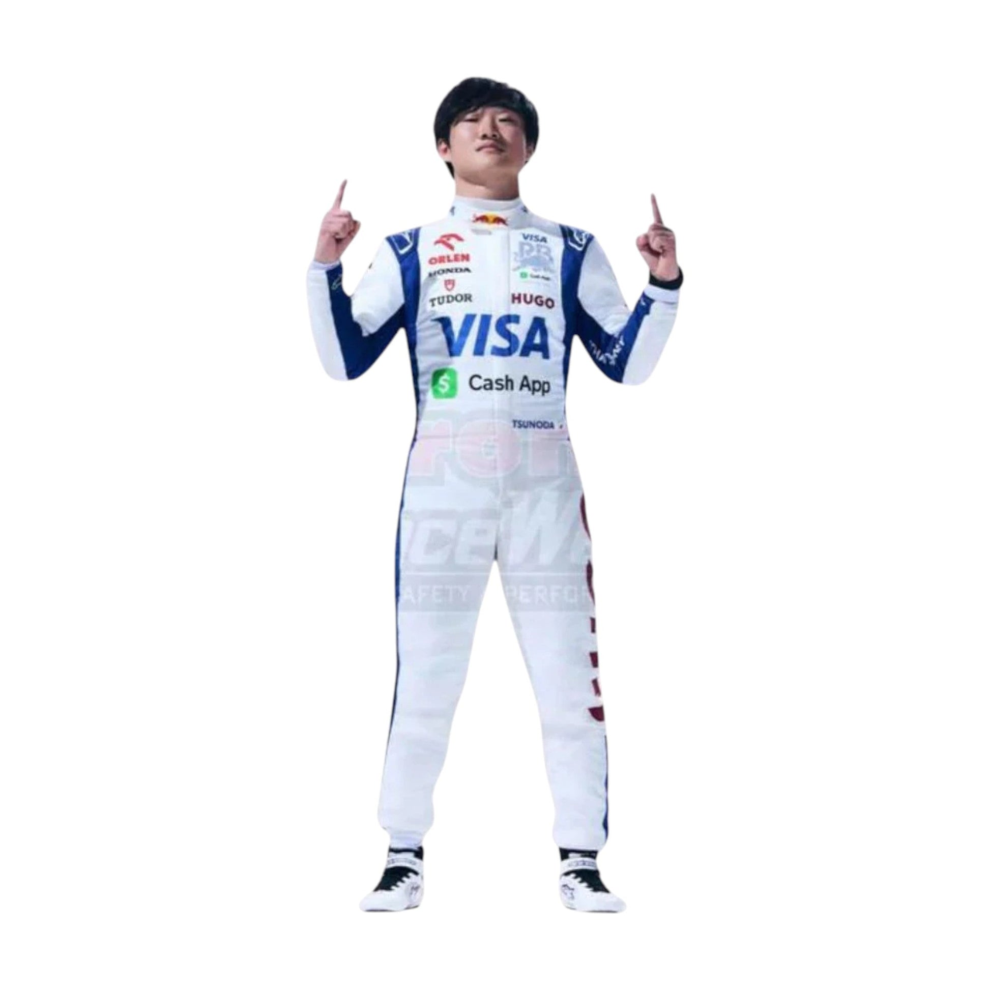 Yuki Tsunoda 2024 AlphaTauri F1 Race Suit - Averon Racewears image 2
