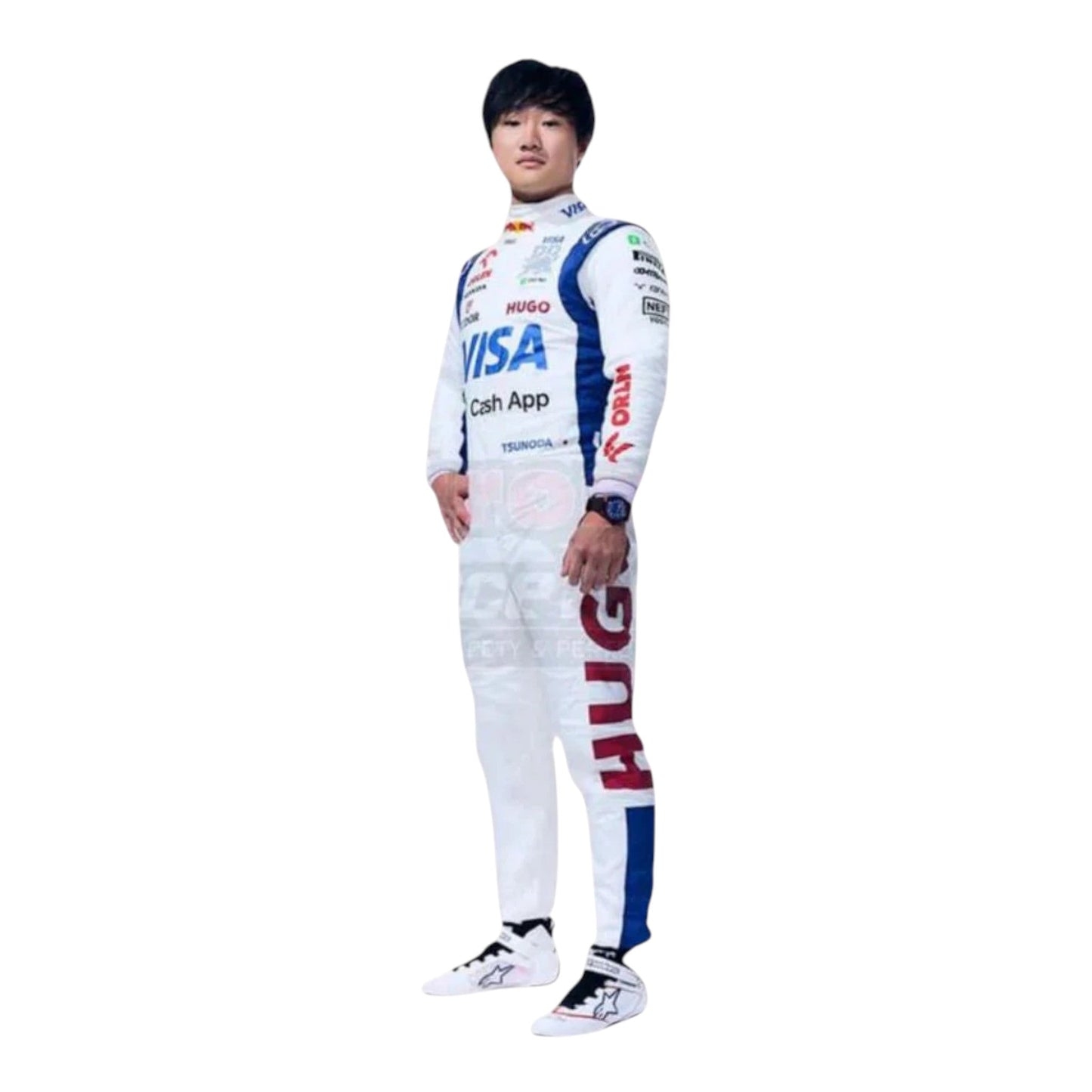 Yuki Tsunoda 2024 AlphaTauri F1 Race Suit - Averon Racewears image 1