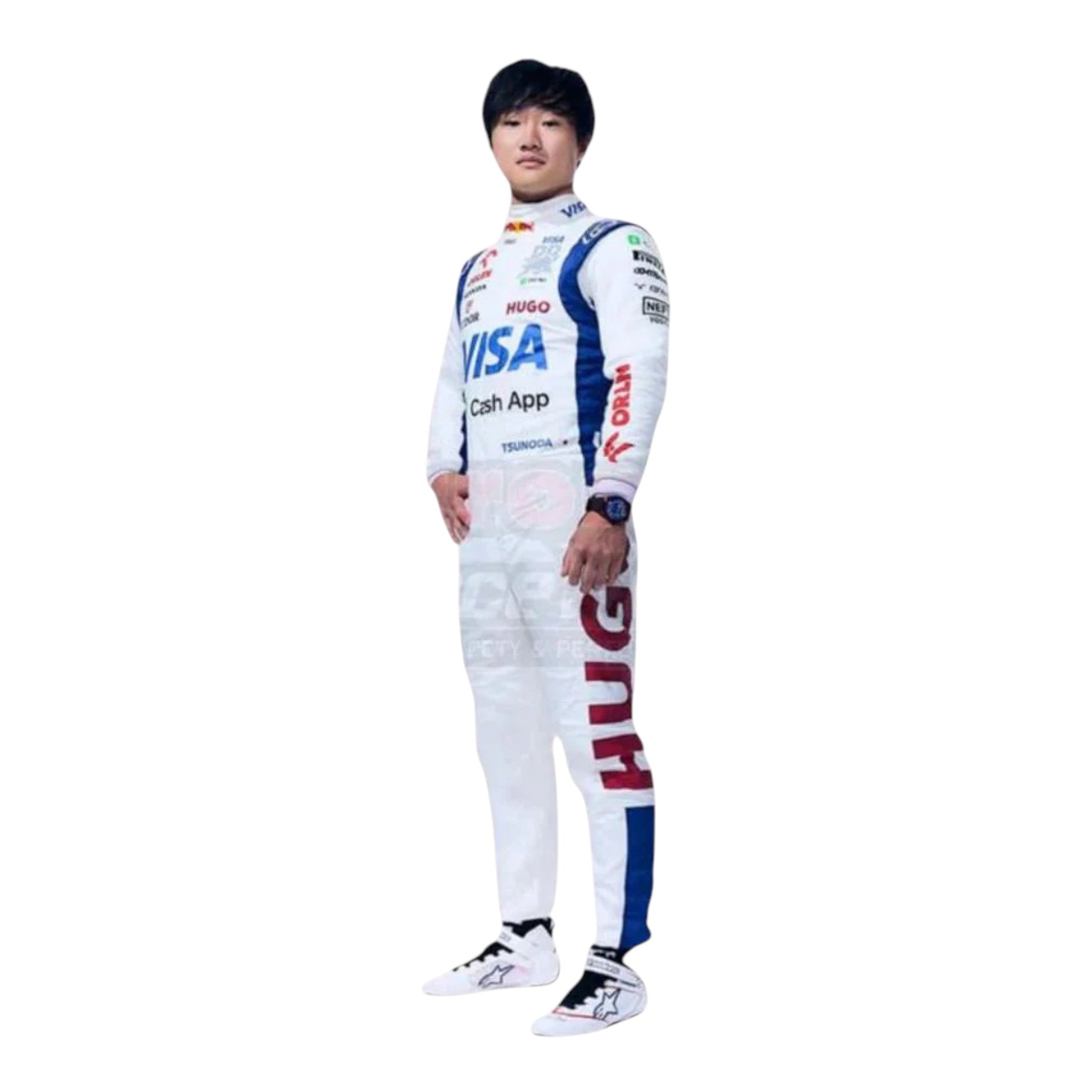 Yuki Tsunoda 2024 AlphaTauri F1 Race Suit - Averon Racewears image 1