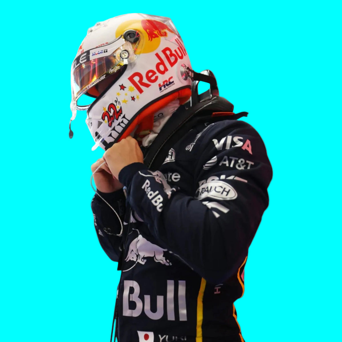 Yuki Tsunoda 2025 Red Bull Las Vegas GP F1 Race Suit - Averon Racewears image 3