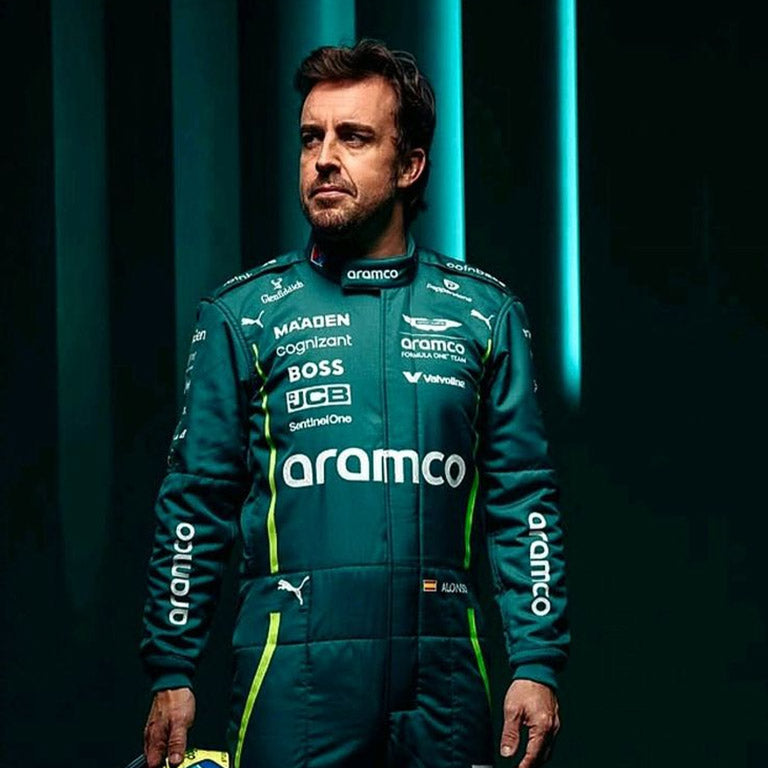 2025 ASTON MARTIN FERNANDO ALONSO F1 Race Suit REPLICA by Averon Racewear - product view 1