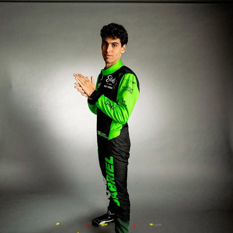 2025 KICK SAUBER GABRIEL BORTOLETO F1 RACE SUIT REPLICA by Averon Racewear - product view 2