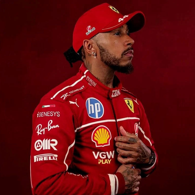 2025 Lewis Hamilton Ferrari F1 Replica Race Suit by Averon Racewear - product view 1