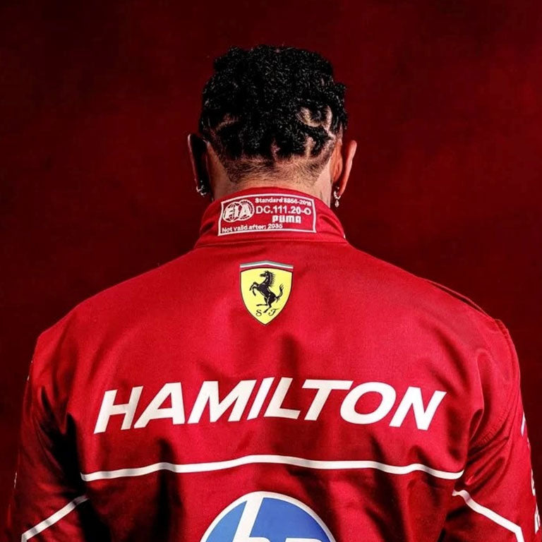 2025 Lewis Hamilton Ferrari F1 Replica Race Suit by Averon Racewear - product view 4