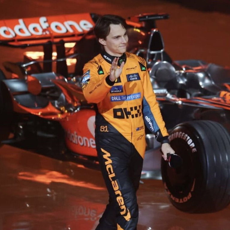 2025 MCLAREN OSCAR PIASTRI RACE SUIT F1 RACE SUIT REPLICA by Averon Racewear - product view 1