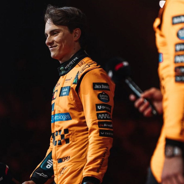 2025 MCLAREN OSCAR PIASTRI RACE SUIT F1 RACE SUIT REPLICA by Averon Racewear - product view 2