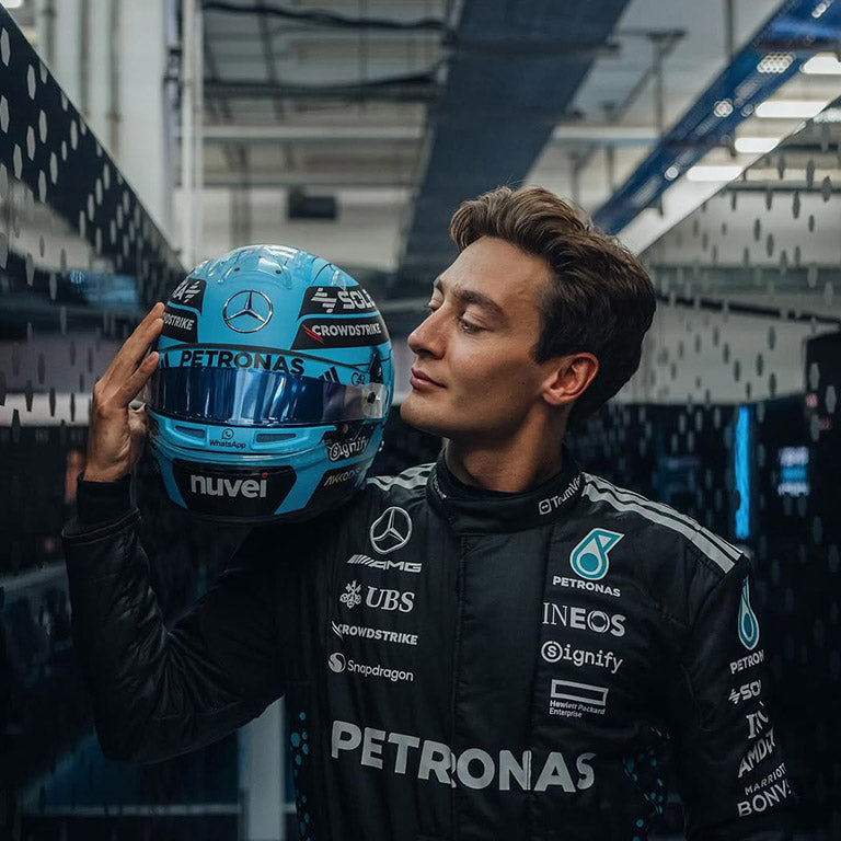 2025 MERCEDES GEORGE RUSSELL F1 RACE SUIT REPLICA by Averon Racewear - product view 1