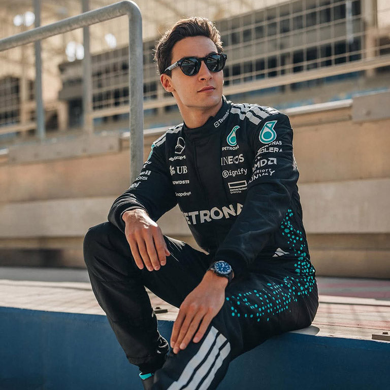 2025 MERCEDES GEORGE RUSSELL F1 RACE SUIT REPLICA by Averon Racewear - product view 3