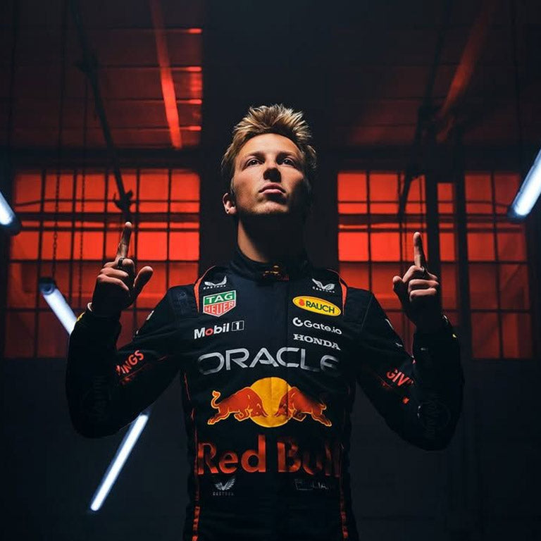 2025 RED BULL LIAM LAWSON F1 RACE SUIT REPLICA by Averon Racewear - product view 2