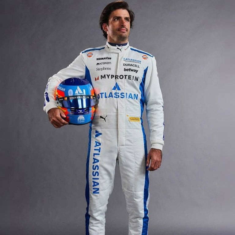 2025 WILLIAMS CARLOS SAINZ F1 Race Suit REPLICA by Averon Racewear - product view 2