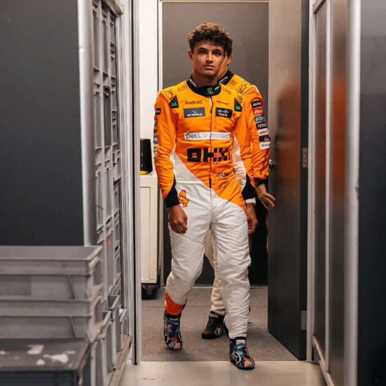 MCLAREN LANDO NORRIS 2024 SINGAPORE GP RACE SUIT by Averon Racewear - product view 2