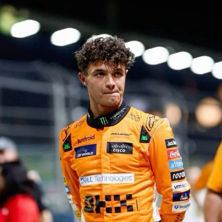 MCLAREN LANDO NORRIS 2024 SINGAPORE GP RACE SUIT by Averon Racewear - product view 3