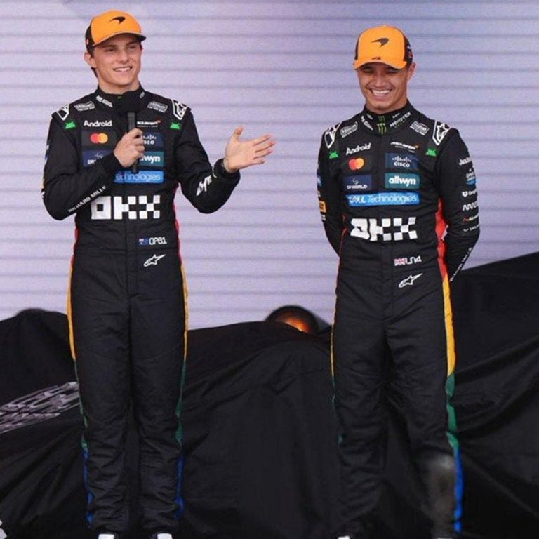 MCLAREN LANDO NORRIS 2025 BRITISH GP RACE SUIT by Averon Racewear - product view 5