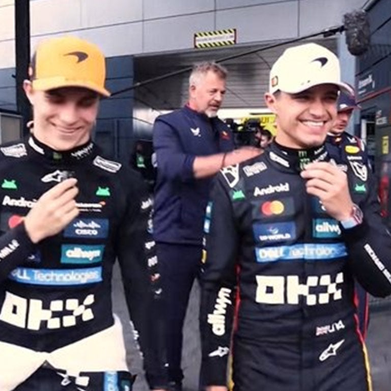 MCLAREN LANDO NORRIS 2025 BRITISH GP RACE SUIT by Averon Racewear - product view 6