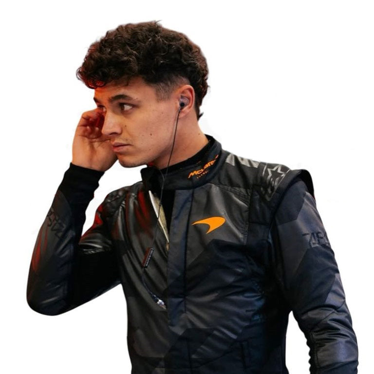 MCLAREN LANDO NORRIS 2025 STEALTH RACE SUIT by Averon Racewear - product view 4