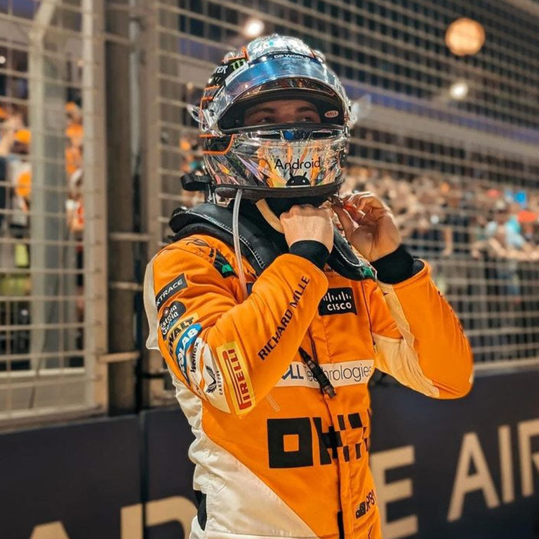MCLAREN OSCAR PIASTRI 2024 SINGAPORE GP RACE SUIT by Averon Racewear - product view 3