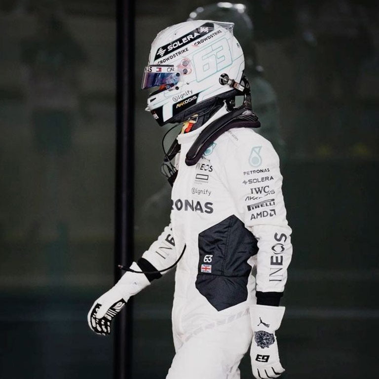 MERCEDES GEORGE RUSSELL 2024 QATAR GP RACE SUIT by Averon Racewear - product view 5