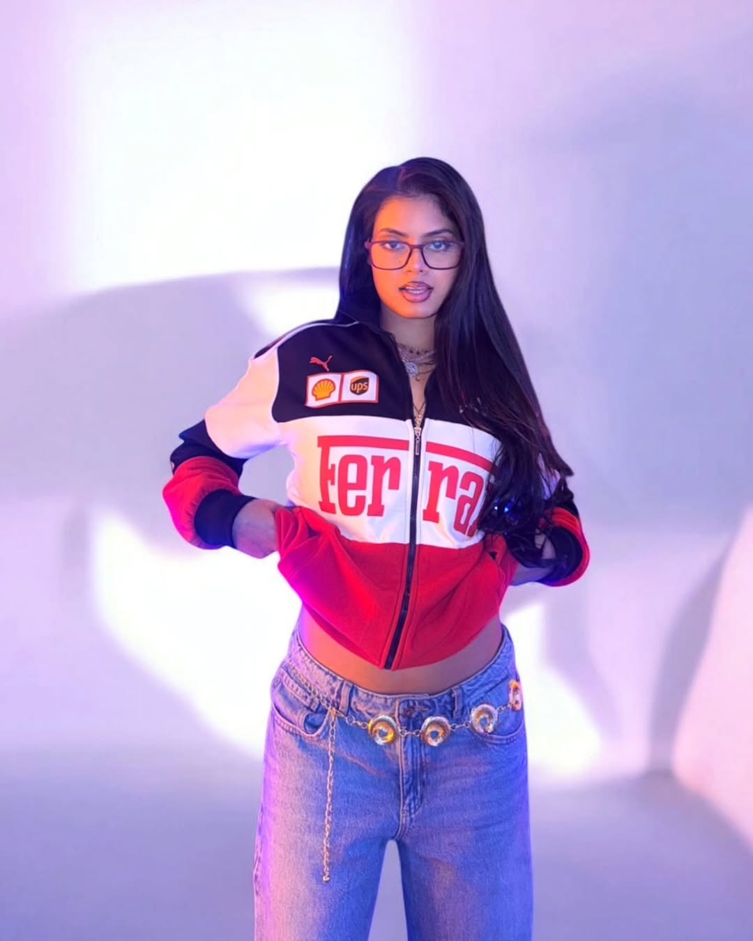 Scuderia Ferrari Printed Racing Jacket - F1 Motorsport Streetwear (Unisex) - Averon Racewear - View 1