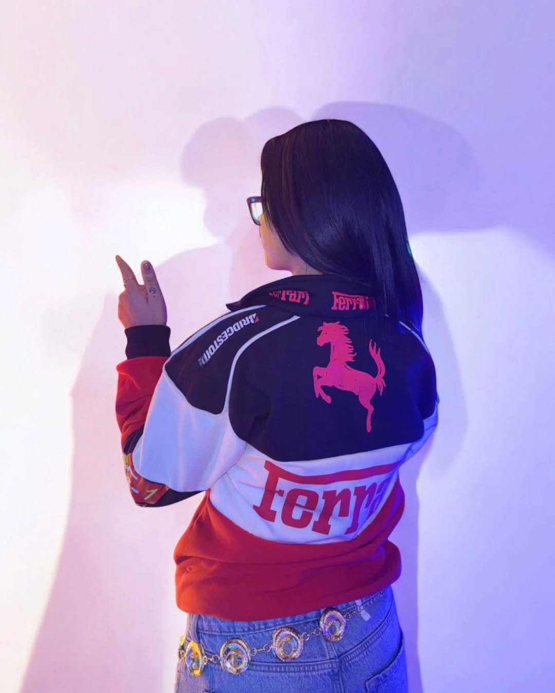 Scuderia Ferrari Printed Racing Jacket - F1 Motorsport Streetwear (Unisex) - Averon Racewear - View 6