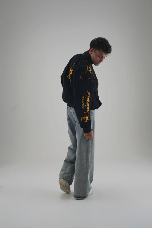 Lamborghini Vintage F1 Racing Jacket – Embroidered Bull Edition - Averon Racewear - View 3