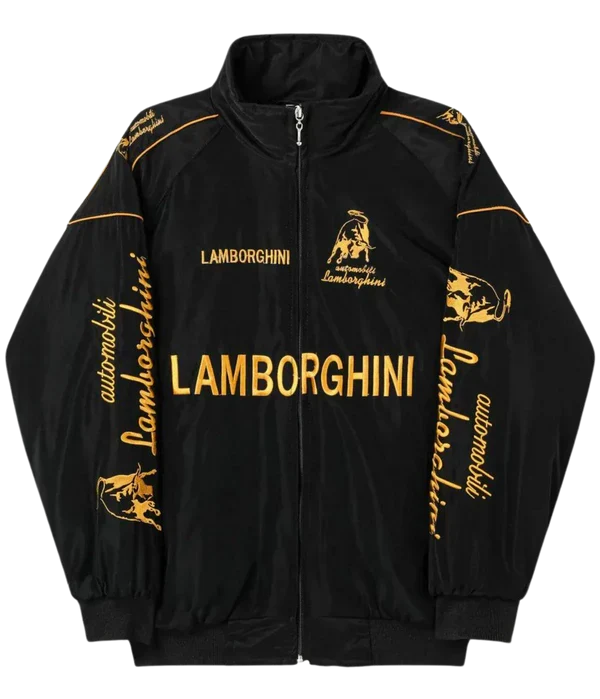Lamborghini Vintage F1 Racing Jacket – Embroidered Bull Edition - Averon Racewear - View 5