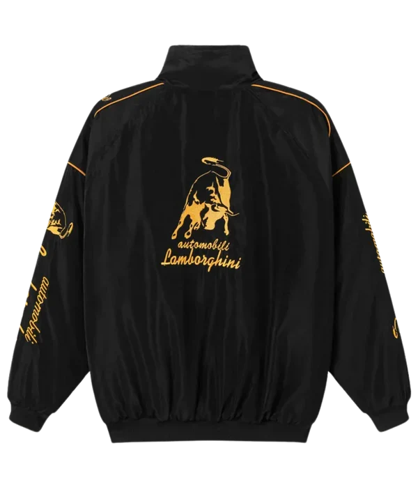Lamborghini Vintage F1 Racing Jacket – Embroidered Bull Edition - Averon Racewear - View 6
