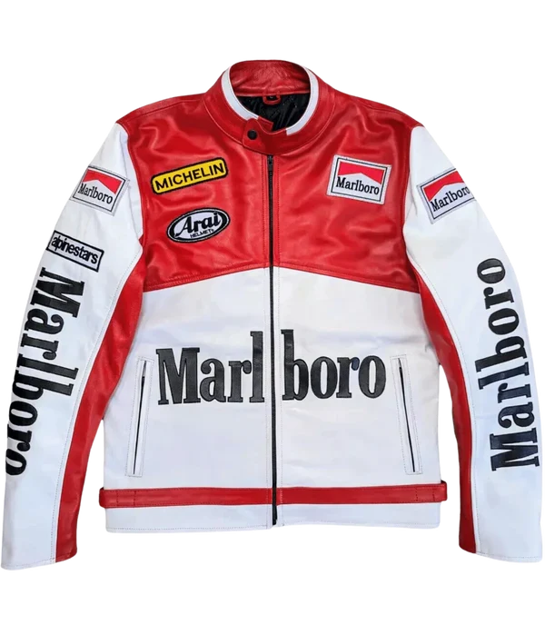 Marlboro F1 Racing Premium Leather Jacket – Vintage Motorsport Edition - Averon Racewear - View 6