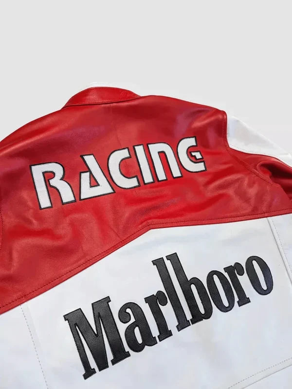 Marlboro F1 Racing Premium Leather Jacket – Vintage Motorsport Edition - Averon Racewear - View 7