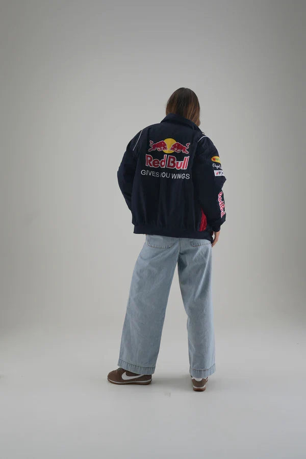 Infiniti Red Bull Vintage F1 Racing Jacket – Heritage Edition - Averon Racewear - View 4